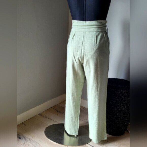 Mismash High Waist  Light Green Trousers NWT Sz Small - Picture 5 of 12